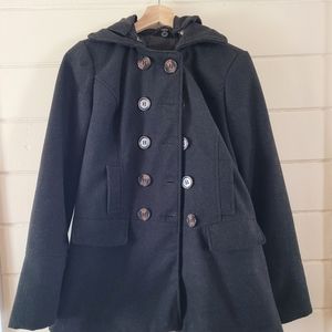 Dark Green Pea Coat